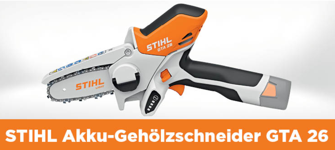 GTA 26 Akku-Gehölzschneider STIHL – DER vielseitig einsetzbare Schnittmeister
